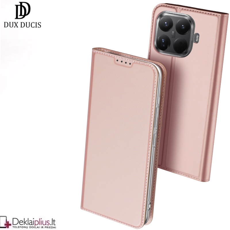 Dux Ducis Skin Pro dirbtinės odos dėklas - rausvas (Xiaomi 17T) Dux Ducis Skin Pro dirbtinės odos dėklas - rausvas (Xiaomi 17T)